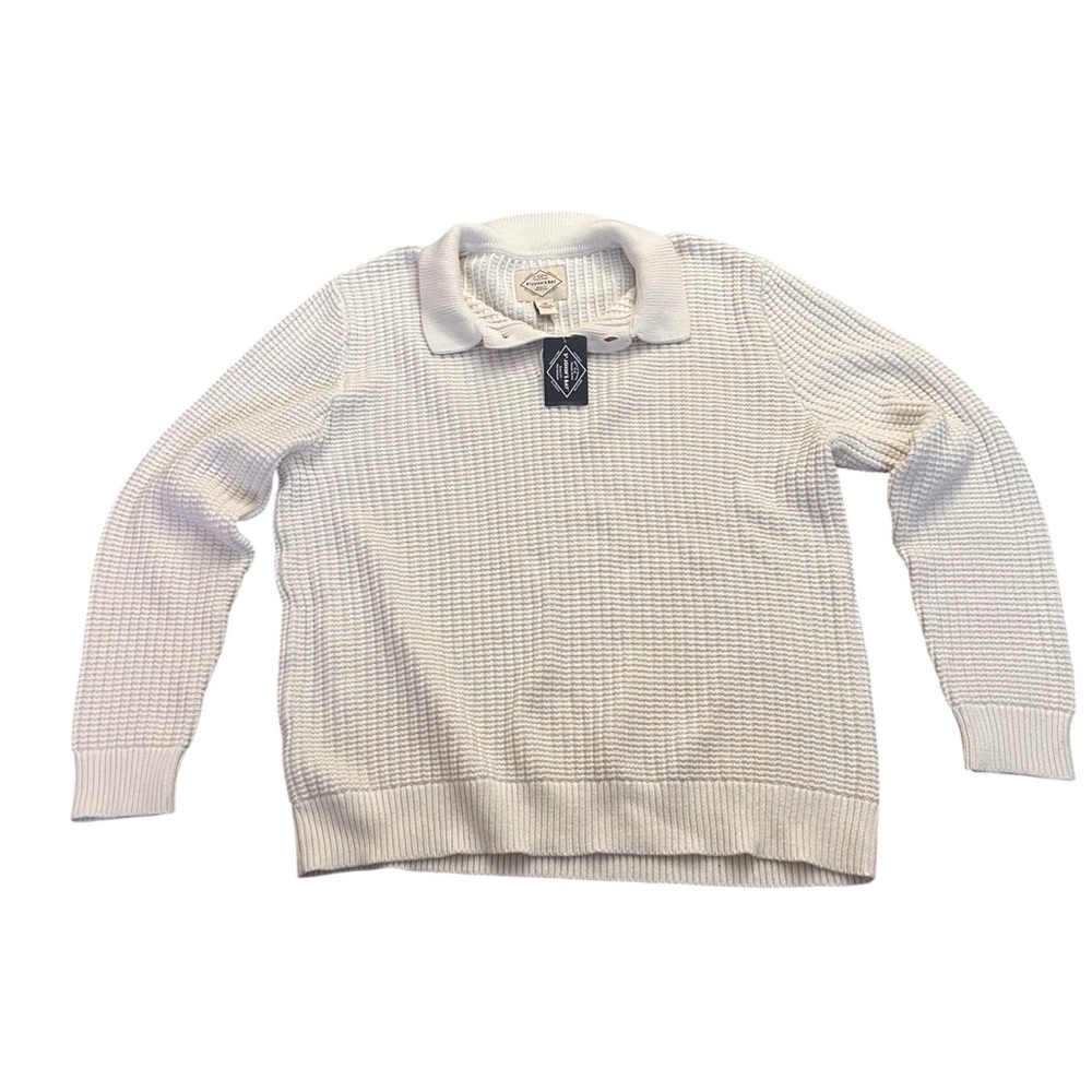 St. John’s Bay Women’s Knit Sweater – Cream – Size XXL– New With Tags
